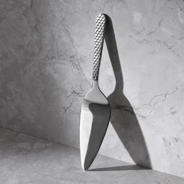 Lyngby Porcelæn - Pelle à tarte Rhombe, acier