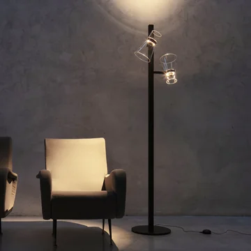Flos - Nocturne Lampadaire F2 Cône, noir