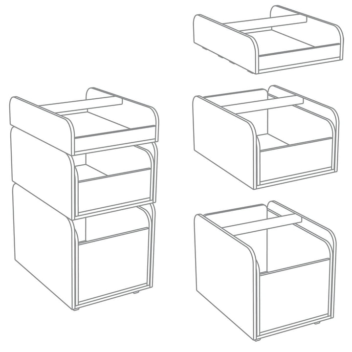 Growing Table - Table Spaces Container (HPL)