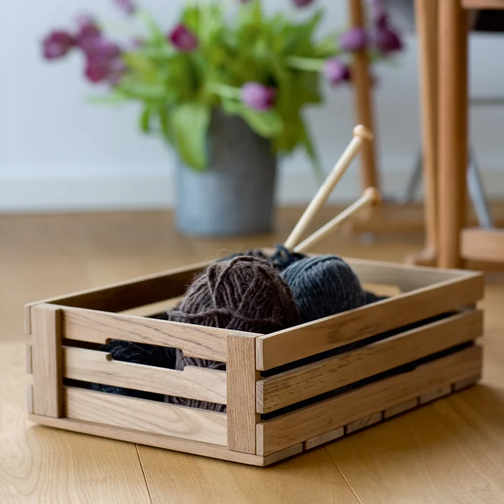 Dania Caisse à pommes en teck