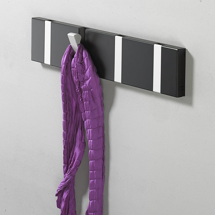 Loca - porte-manteau Knax 4 - noir, alu