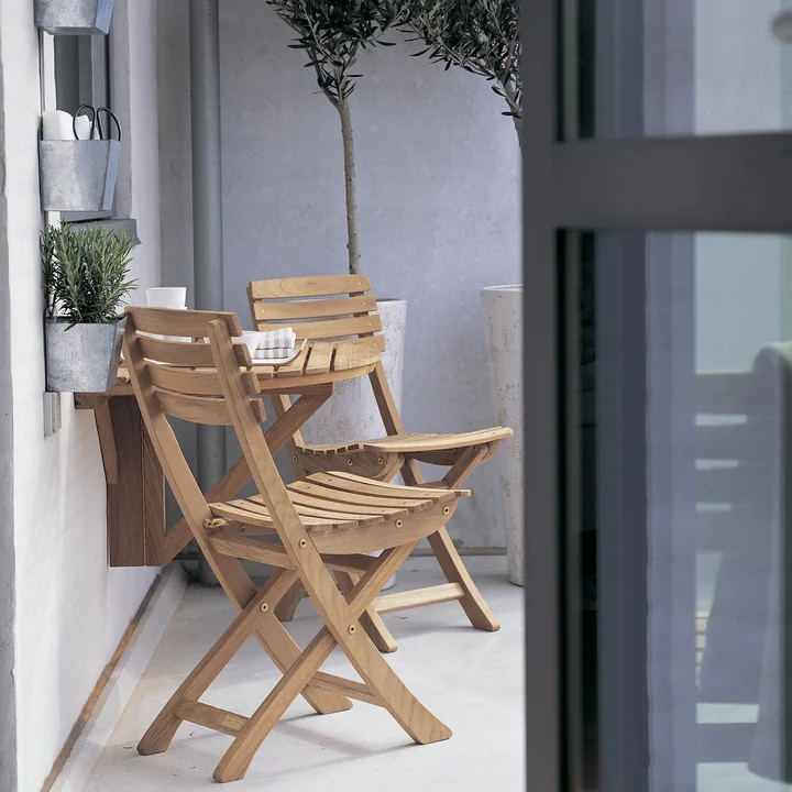 Design dans un espace réduit : Skagerak Vendia Table et chaises