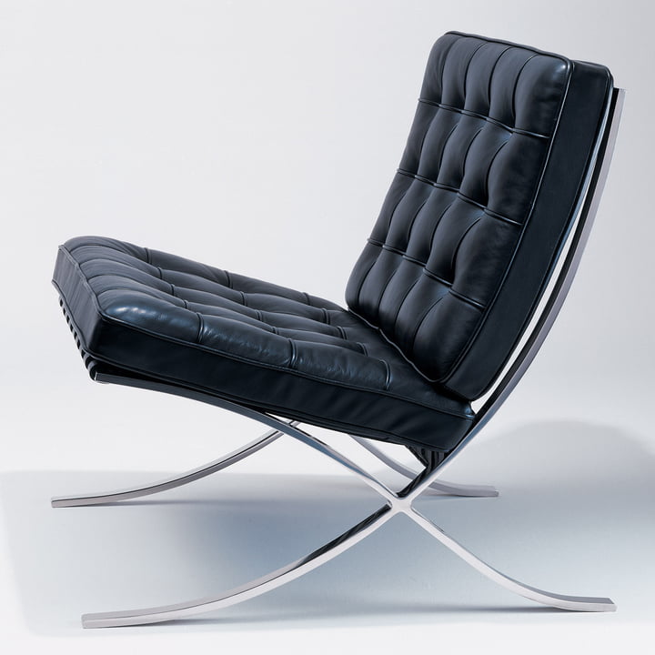 Knoll - Barcelona Fauteuil, noir