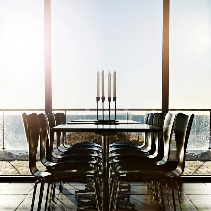 Heima Chandelier comme décoration de table