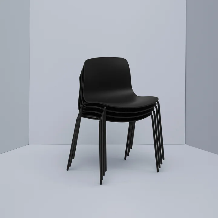 HAY - About A Chair AAC 16, aluminium noir / noir