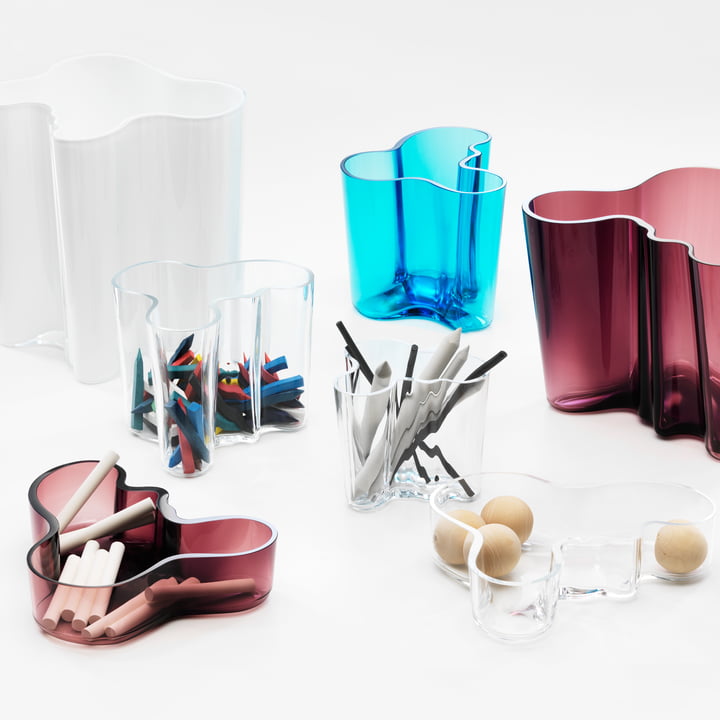 Iittala - Aalto Groupe / Vases et bols en verre