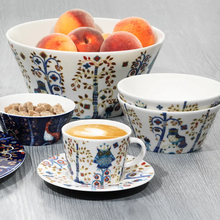 Taika Série de vaisselle d'Iittala en blanc