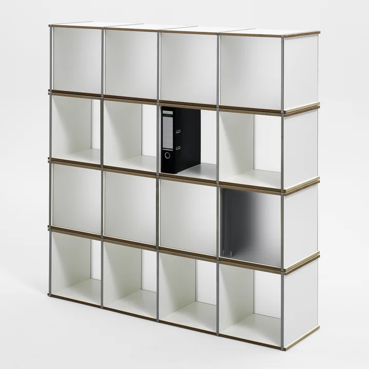 Aktenpack 3 x4 par Tojo en blanc