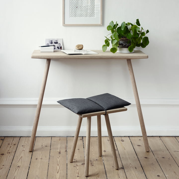 Skagerak - Georg Tabouret, table console, bois de chêne