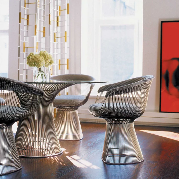 Knoll - Platner Chaise avec accoudoirs