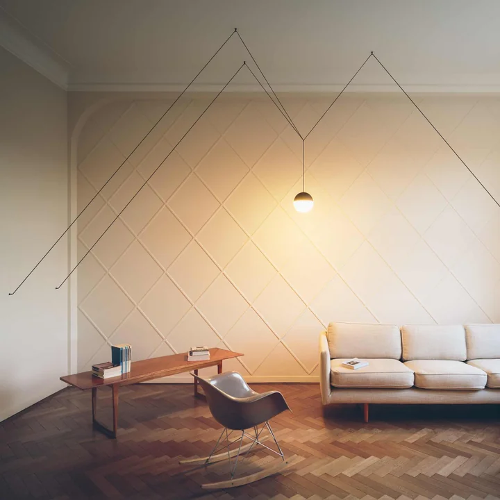 String Light Suspension boule de Flos