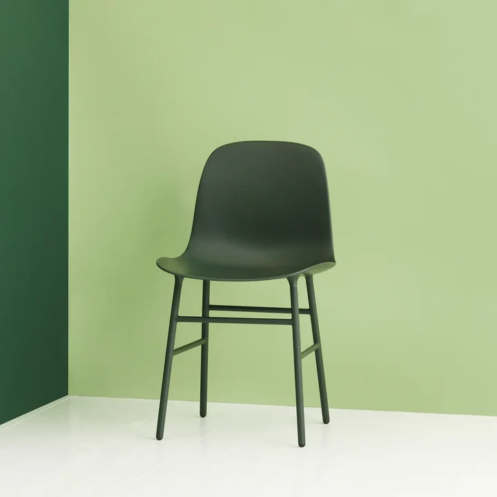 Normann Copenhagen - Form Chair, Steel Legs, vert