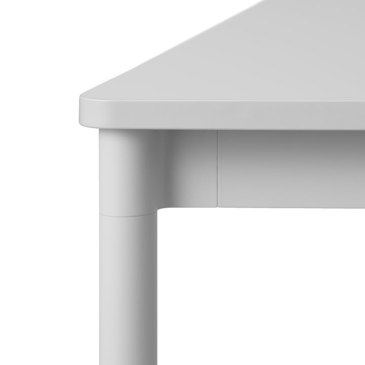 Table Base de Muuto en gris