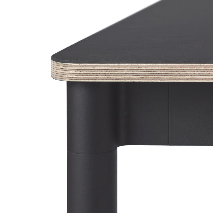 Table Base Muuto en noir