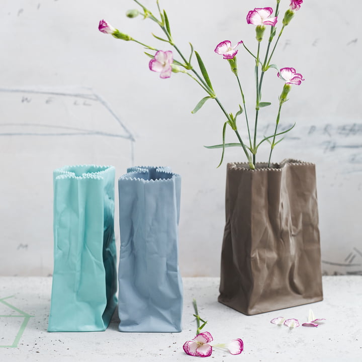 Le vase sac de Rosenthal en différentes couleurs