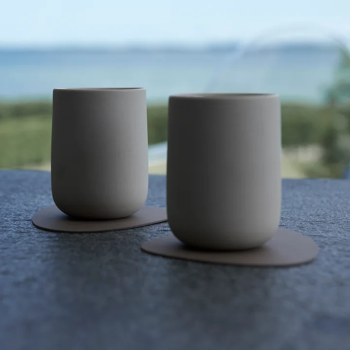 Glasuntersetzer Curve de Lind DNA