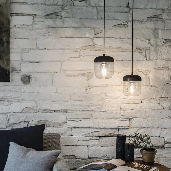 Lampe suspendue en forme de gland