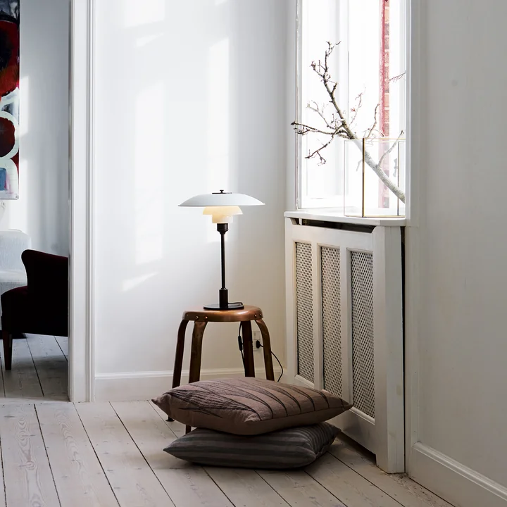 Intérieur brillant et extérieur sablé