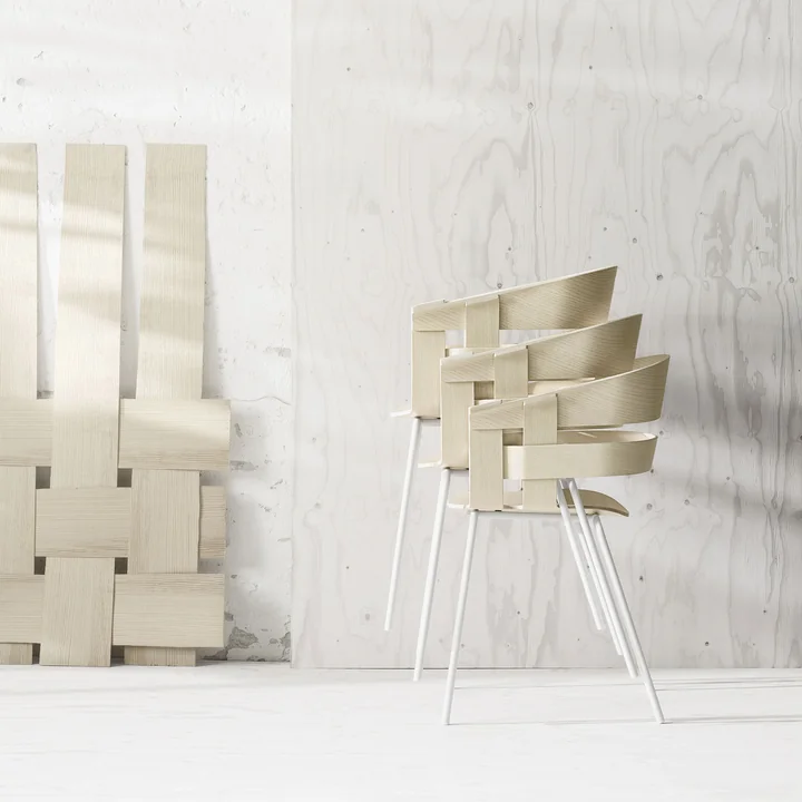 La Wick Chair Wood  en frêne par design House Stockholm