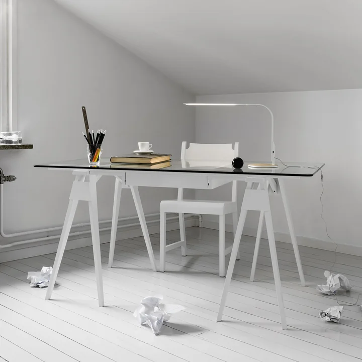 Bureau Arco en blanc