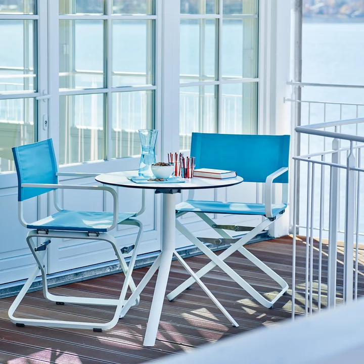 Fauteuil Ahoi et table Trio