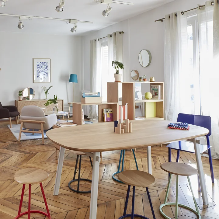Céleste Table de salle à manger et Gustave Tabouret