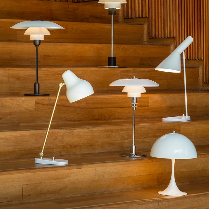 Lampes de table design blanches de Louis Poulsen