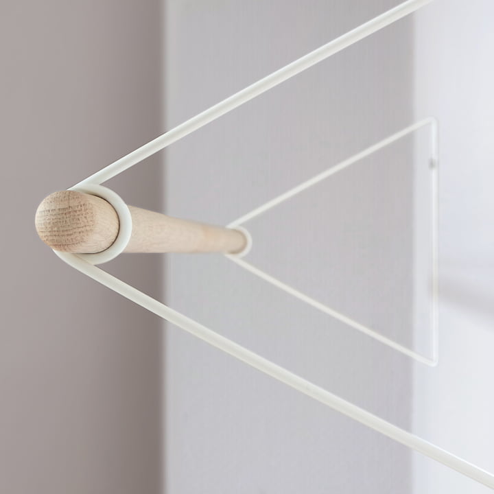 Vonbox - Portemanteau Spring en chêne/blanc