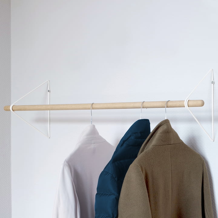 Vonbox - Portemanteau Spring en chêne/blanc