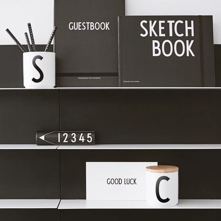 Design Letters - Étagère Black Paper A2