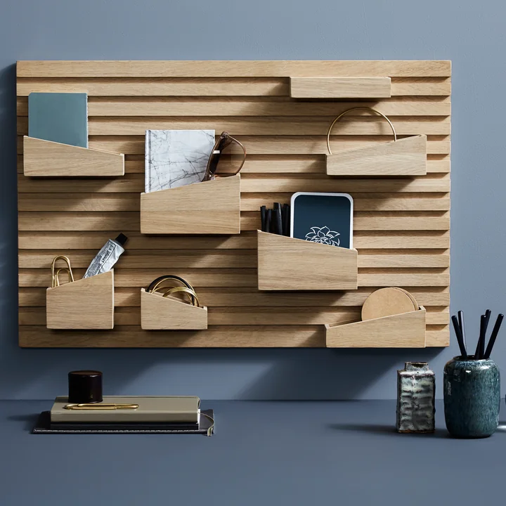 Organiseur Input en bois de chêne massif