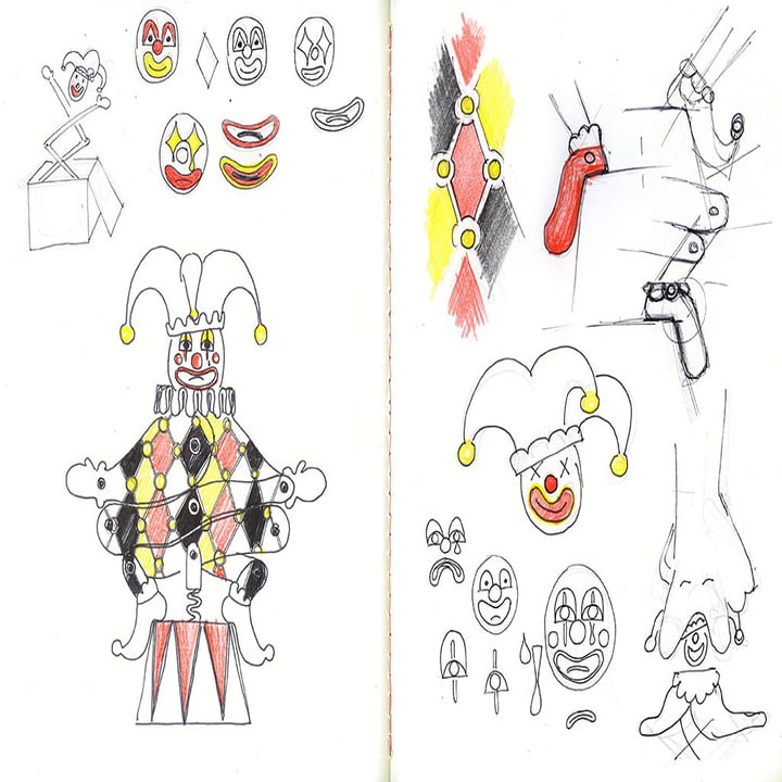 Carnet de croquis de Marcel Wanders