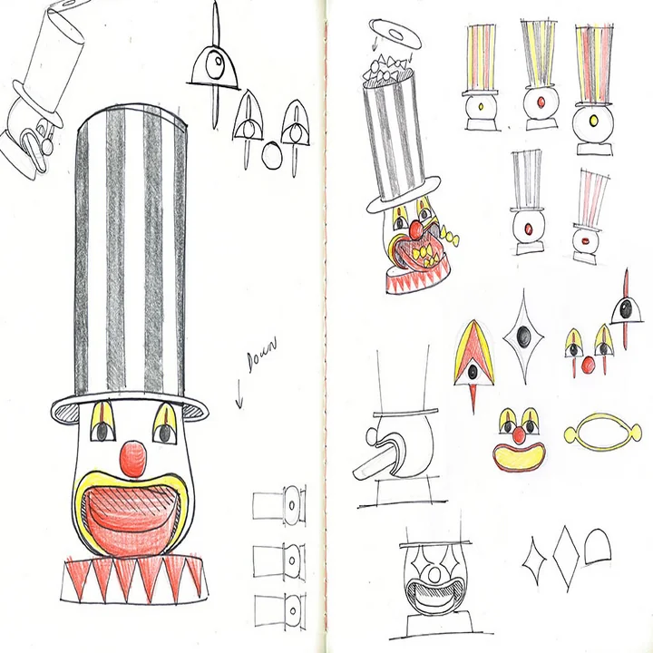 Carnet de croquis de Marcel Wanders