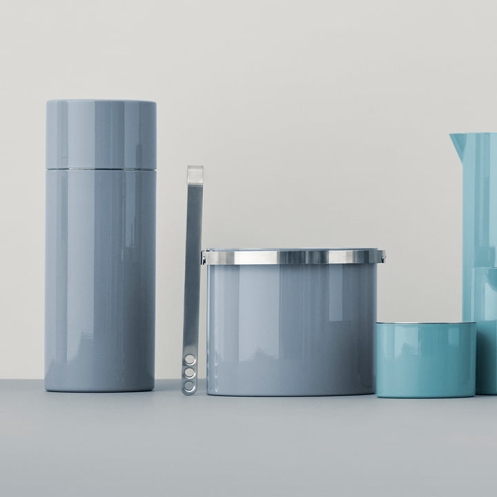 Shaker à cocktail, pince à glace et seau de Stelton