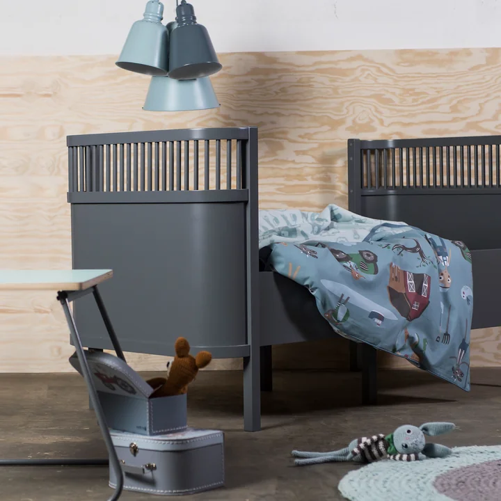 Le lit Sebra Baby & Junior avec la collection Farm