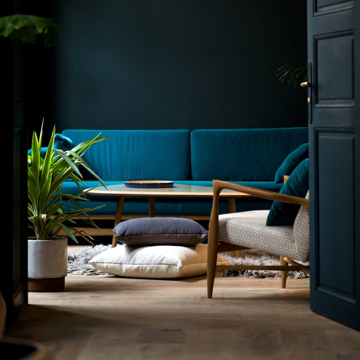 Red Edition - Sofa 210, Peacock Blue T24