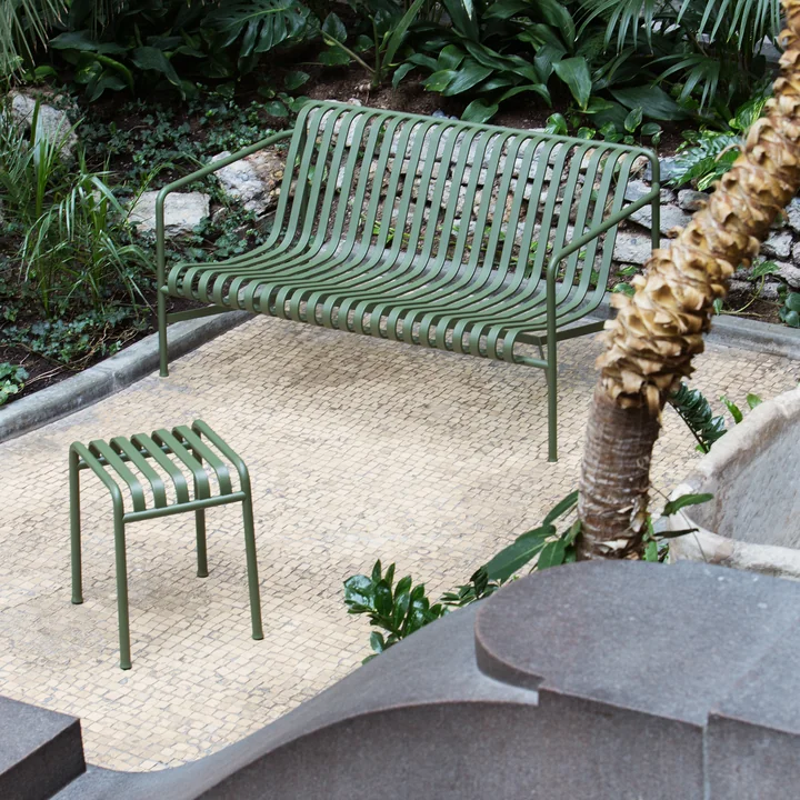 Palissade - Canapé lounge avec pouf de HAY