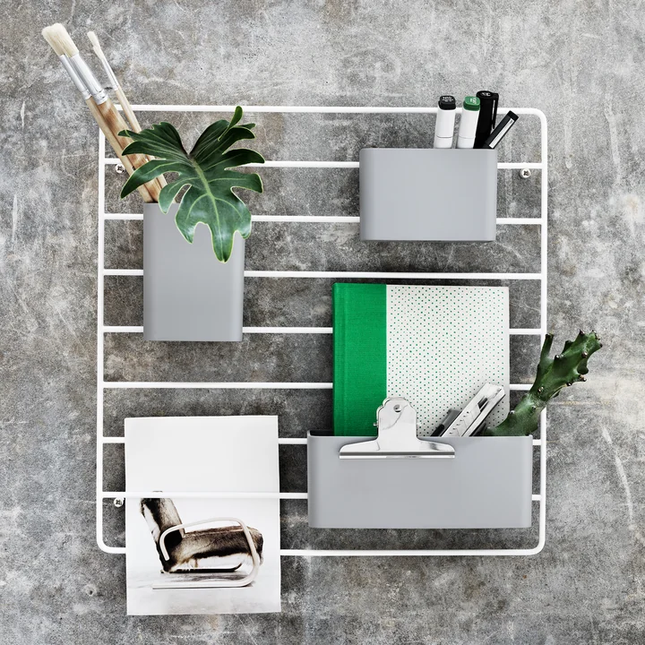 Organizer Boîtes (set de 3) de String sur la grille murale