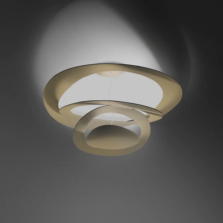 Artemide – Plafonnier Pirce Mini Soffitto, doré