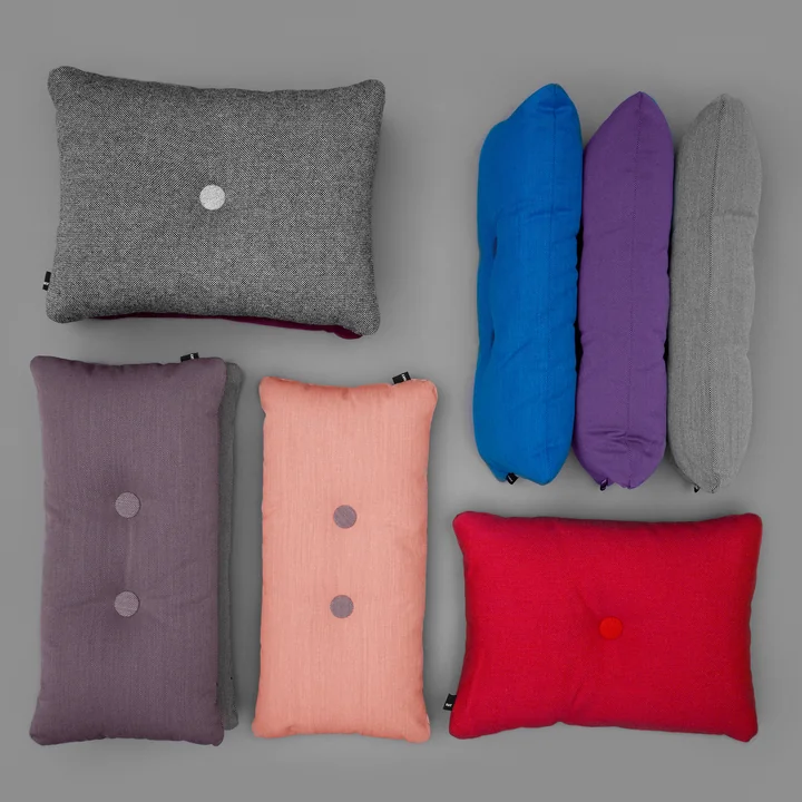 Le coussin et son bouton