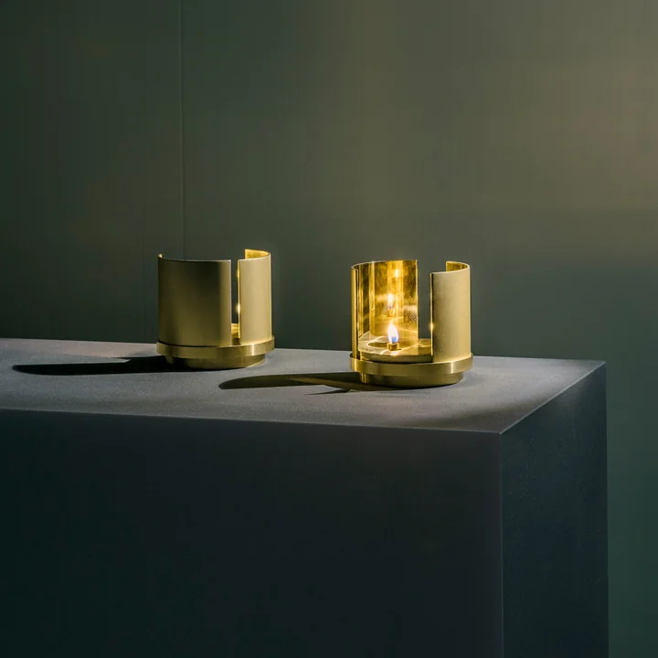 Lampe à huile Holocene No. 2 par Wästberg en laiton