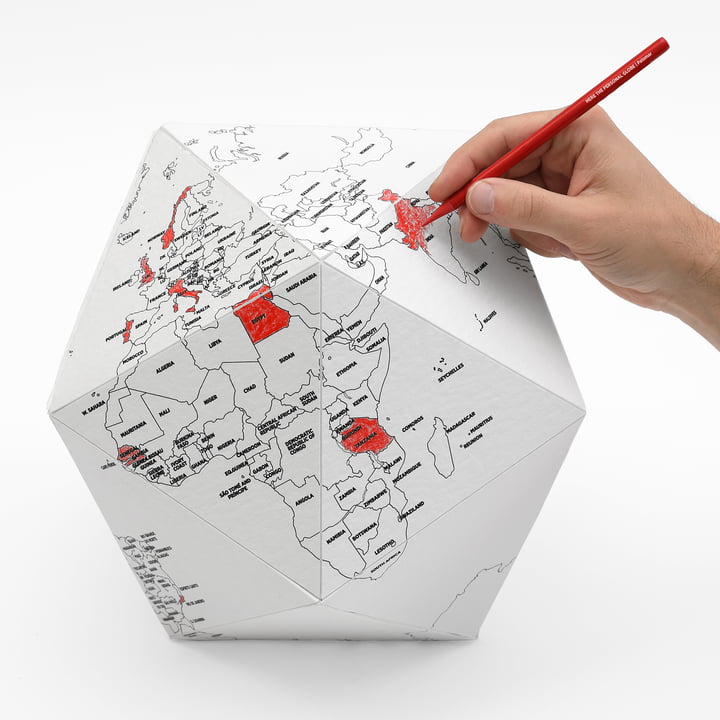 Palomar - Globe Here The Personal Globe avec crayon