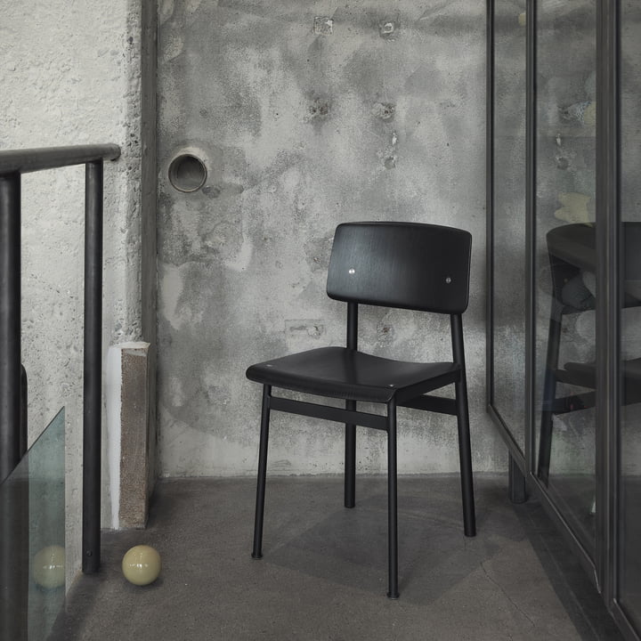 Chaise Loft par Muuto en noir