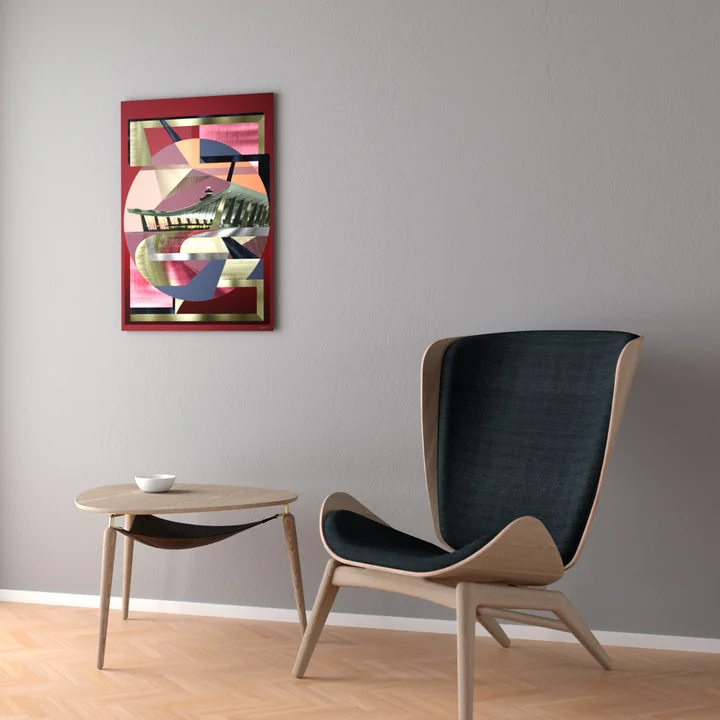Hang Out Table basse et fauteuil Reader de Umage