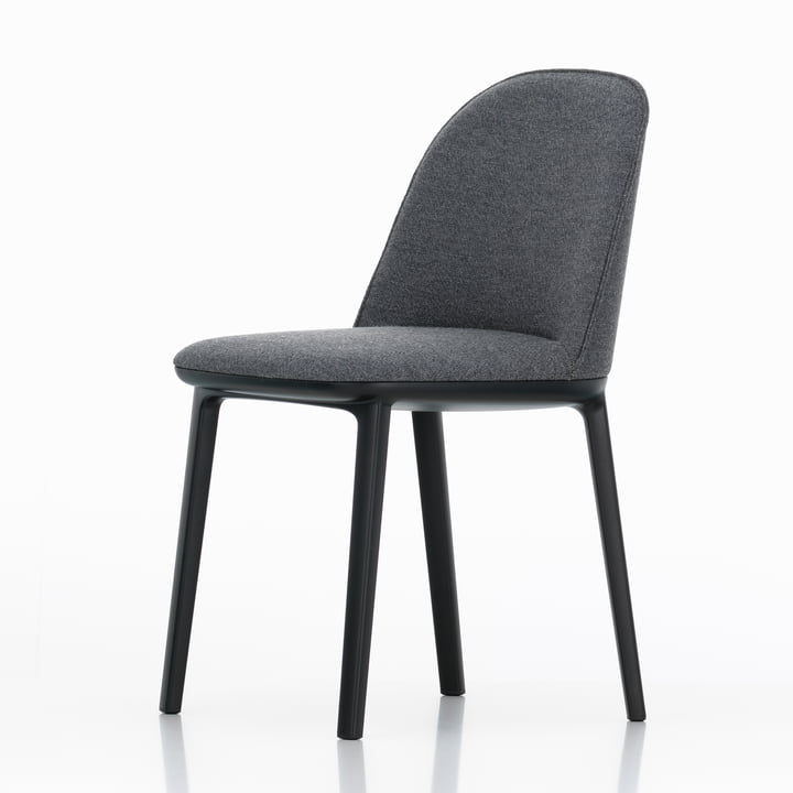 La chaise Softshell de Vitra en gris foncé