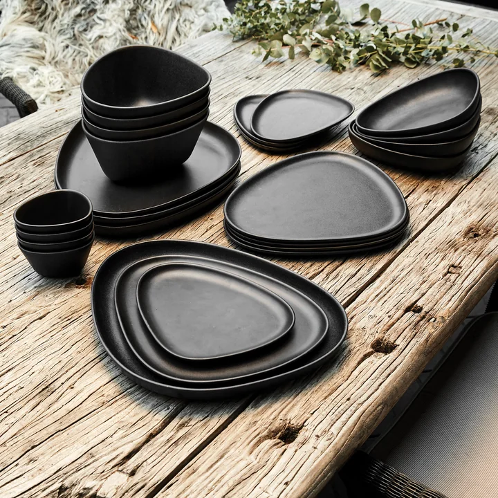 Bols et assiettes Curve Stoneware de Lind DNA