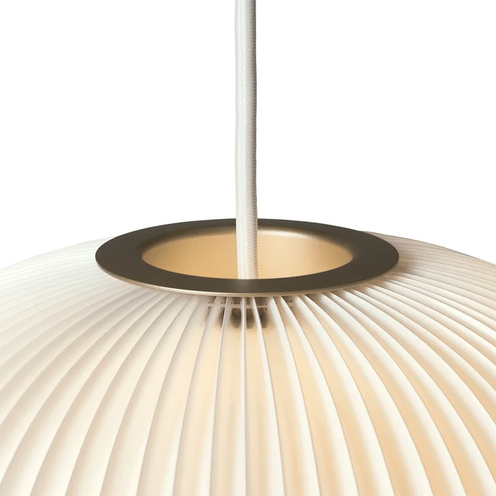 Le Klint - Lamella suspension lumineuse, doré/blanc