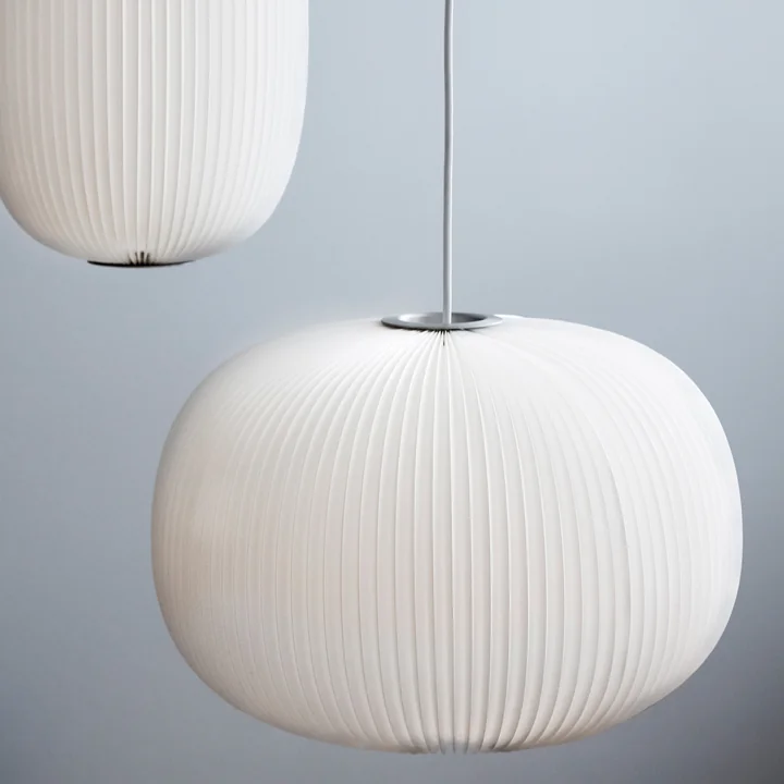 Le Klint - Lamella 1 suspension lumineuse, argenté / blanc