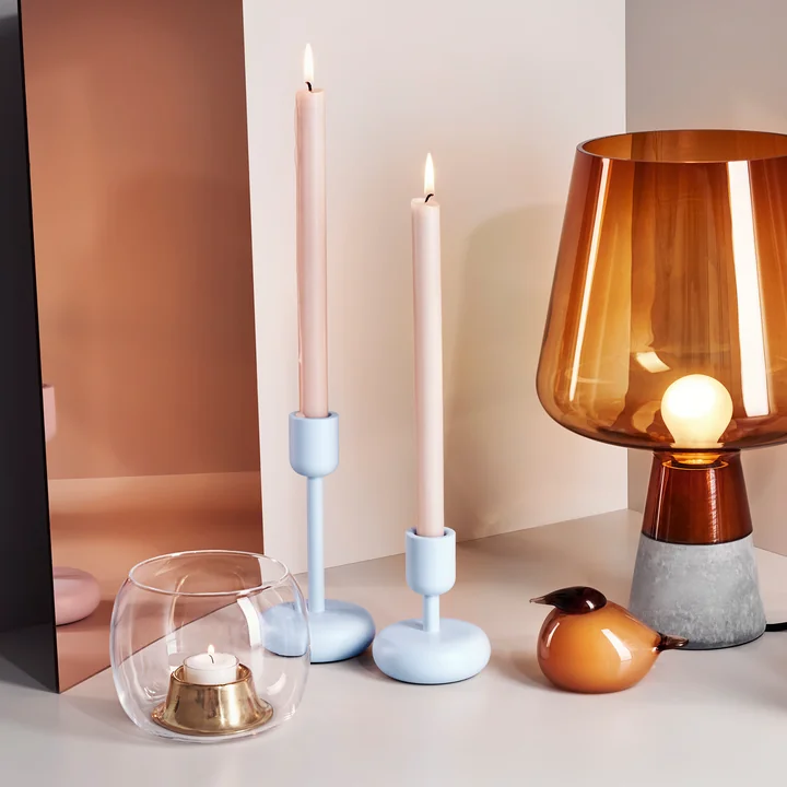 Le bougeoir Iittala - Nappula Chandelier, aqua