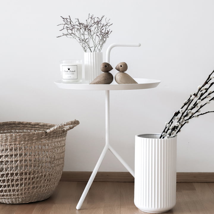 Foin - DLM Table d'appoint, blanc